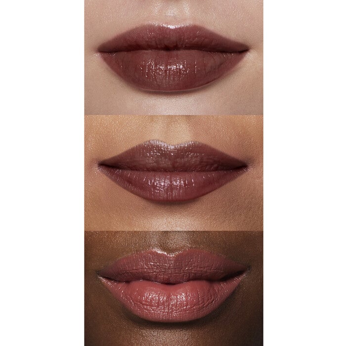Drive Rose Brown Satin Lipstick on Lips
