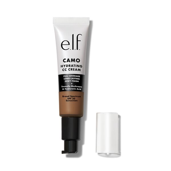e.l.f. Cosmetics Camo Hydrating CC Cream In Deep 500 W - Vegan and Cruelty-Free Makeup