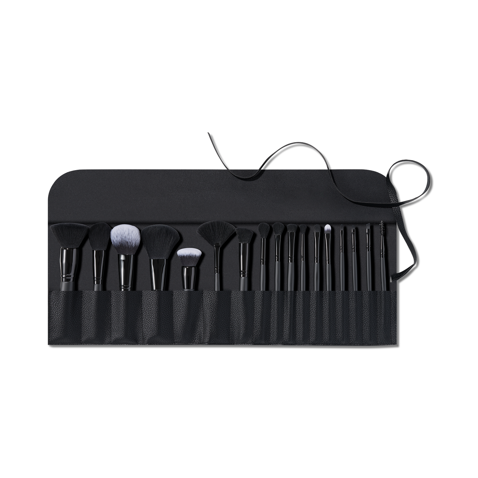 17-Piece Ultimate Makeup Brush Set & Travel Roll