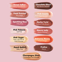 Lip Plumping Gloss, Mocha Twist - Medium pinky brown