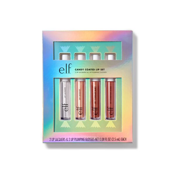 e.l.f. Cosmetics Candy Coated Lip Set - Vegan and Cruelty-Free Makeup - Holiday Gift Sets
