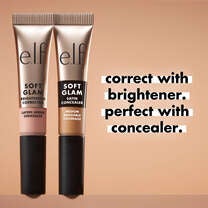 Pair Soft Glam Brightening Color Corrector with Soft Glam Satin Concealer