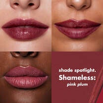 O FACE Satin Lipstick, Shameless - Pink Plum