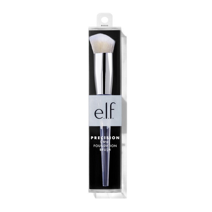 e l f Cosmetics Fan Brush for Precision Application, Synthetic 