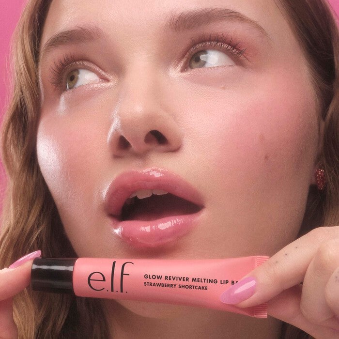 Glow Reviver Melting Lip Balm, Strawberry Shortcake - Soft Pink