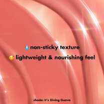 Glow Reviver Lip Oil, It's Giving Guava - Peachy Pink