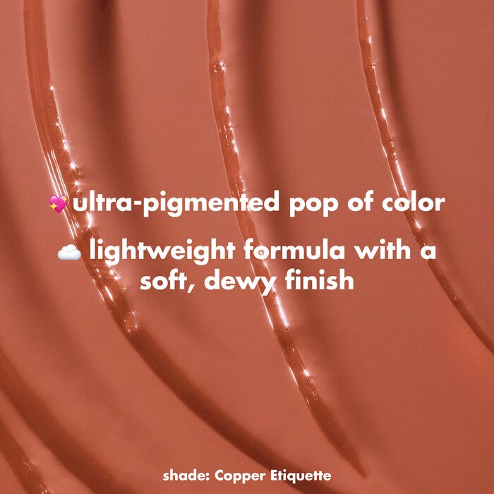 Copper Etiquette Rosy Copper Blush Texture Swatch