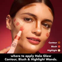 Halo Glow Blush Beauty Wand, Pink-Me-Up