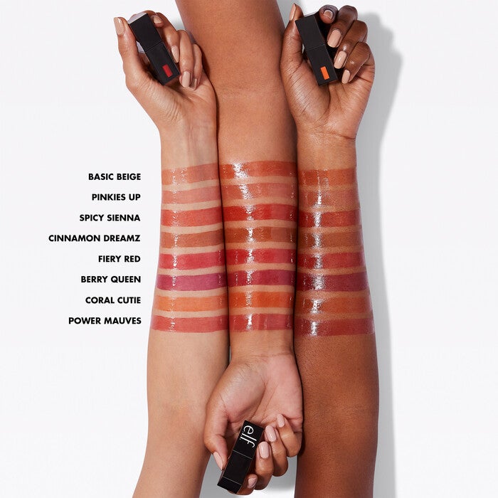 e.l.f. Glossy Lip Stain Arm Swatches
