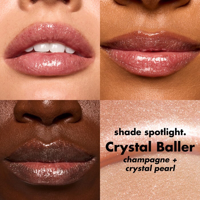 Crystal Baller Glimmer Lip Oil Lip Chart