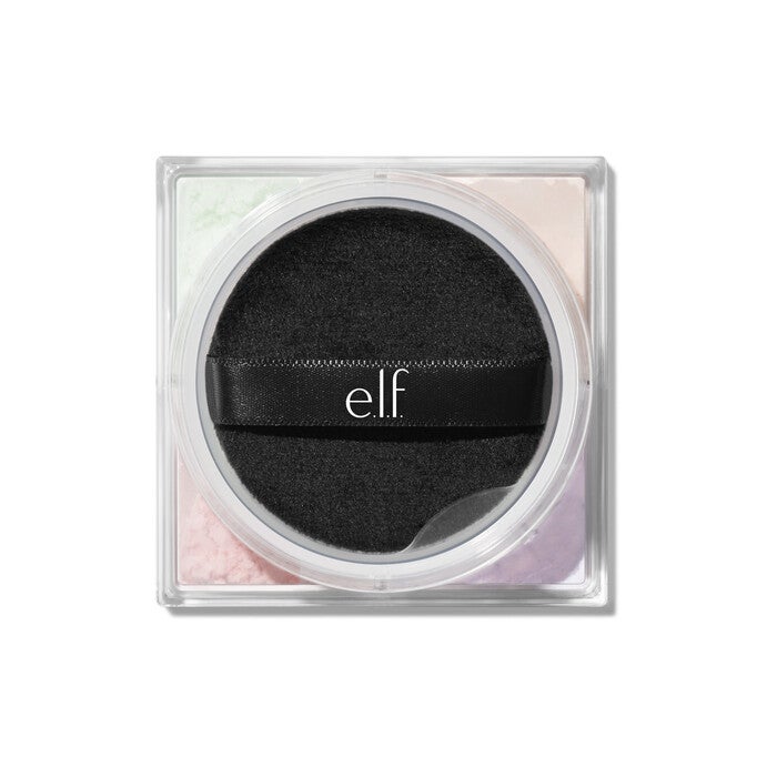 Set It Bright Correcting and Brightening Setting Powder Soft Velvet Puff To Bake and Set Your Makeup