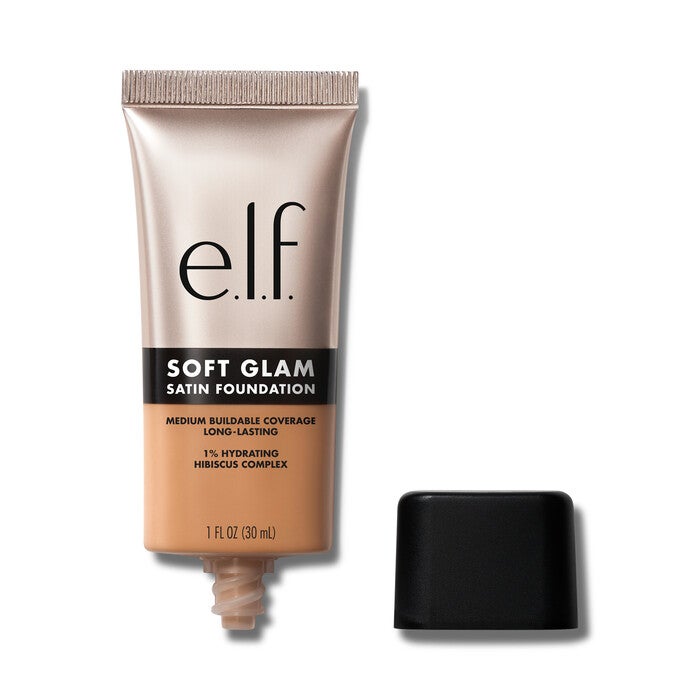 Soft Glam Satin Foundation, 44 Tan Cool - tan with cool undertones