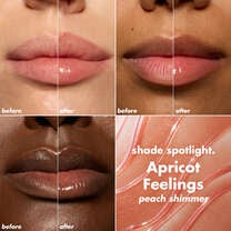 Peach Shimmer Plumping Lip Oil  Apricot Feelings Lip Chart