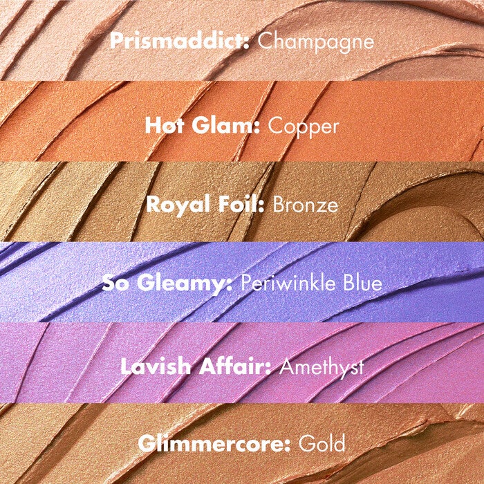 Glitzshow Eyeshadow Stick Shade Chart