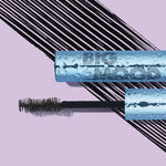 Close Up of Mascara Brush and Swatch