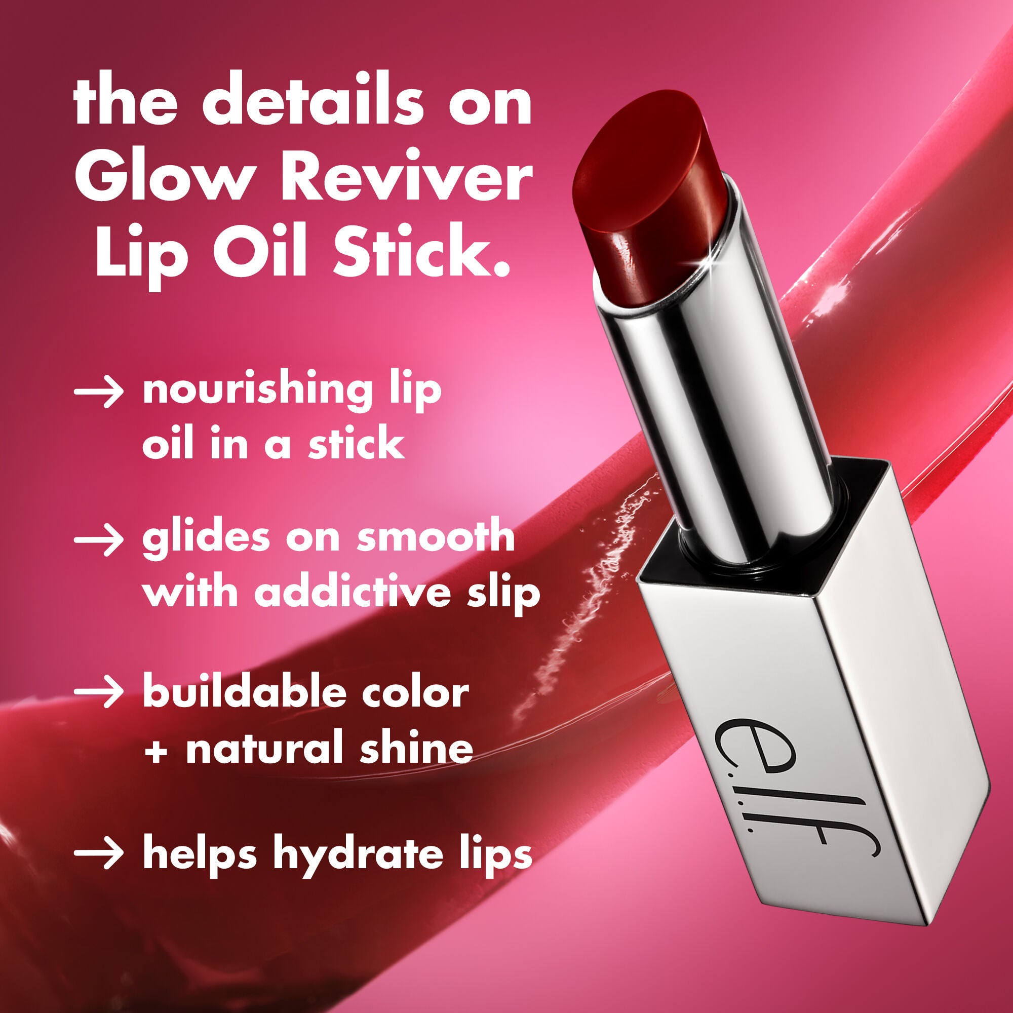 Glow Reviver Slipstick: Tinted Lip Oil Stick | e.l.f. Cosmetics