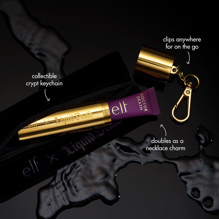 Keychain holds one Lip Embalm for moisture and sheer color