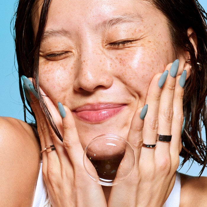 Washing Face with Daily Cleanser