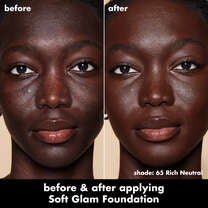 Soft Glam Satin Foundation, 65 Rich Neutral - rich with neutral undertones