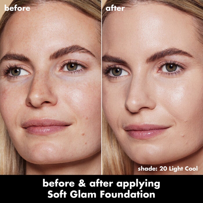 Soft Glam Satin Foundation, 20 Light Cool - light with cool undertones