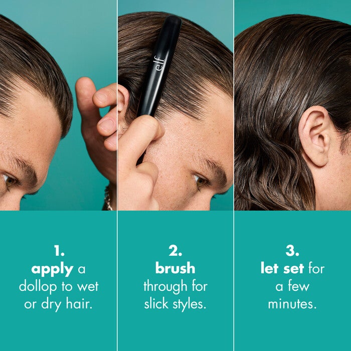 3 Steps: 1. Apply 2. Brush 3. Set