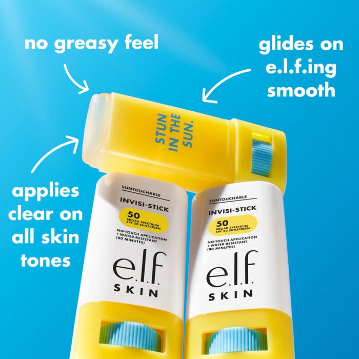 Suntouchable Invisi-Stick Sunscreen Goes on Clear - No White Cast