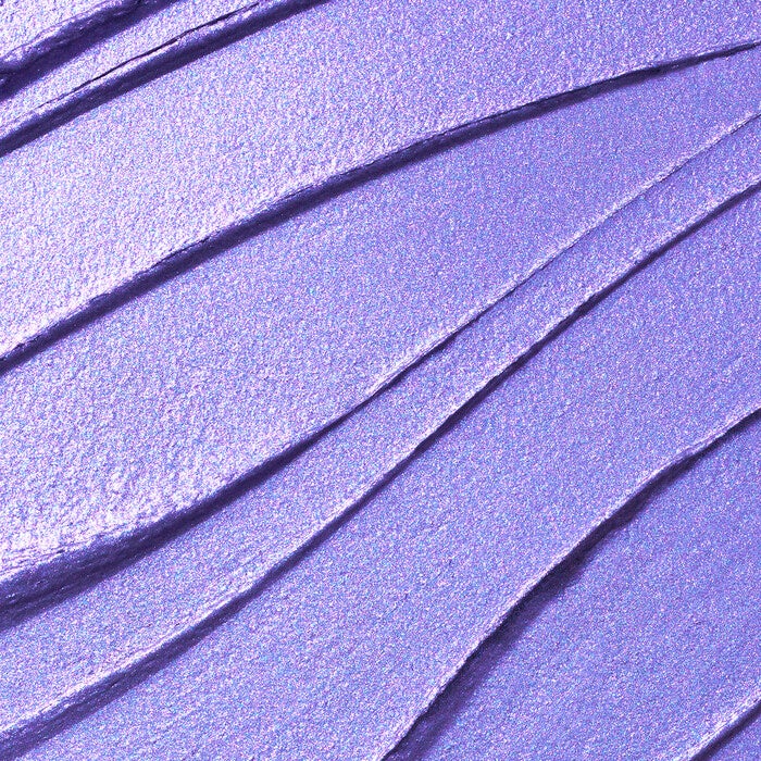 Perwinkle Blue Metallic Eyeshadow Stick Shade and Texture Swatch