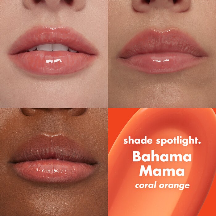 Lip Plumping Gloss, Bahama Mama - Coral orange