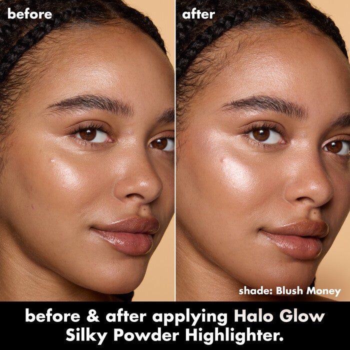 Halo Glow Silky Powder Highlighter, 