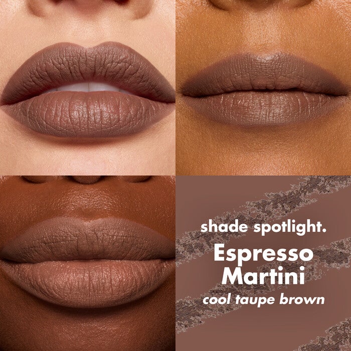 Espresso Martini Taupe Brown Lip Liner Lip Chart
