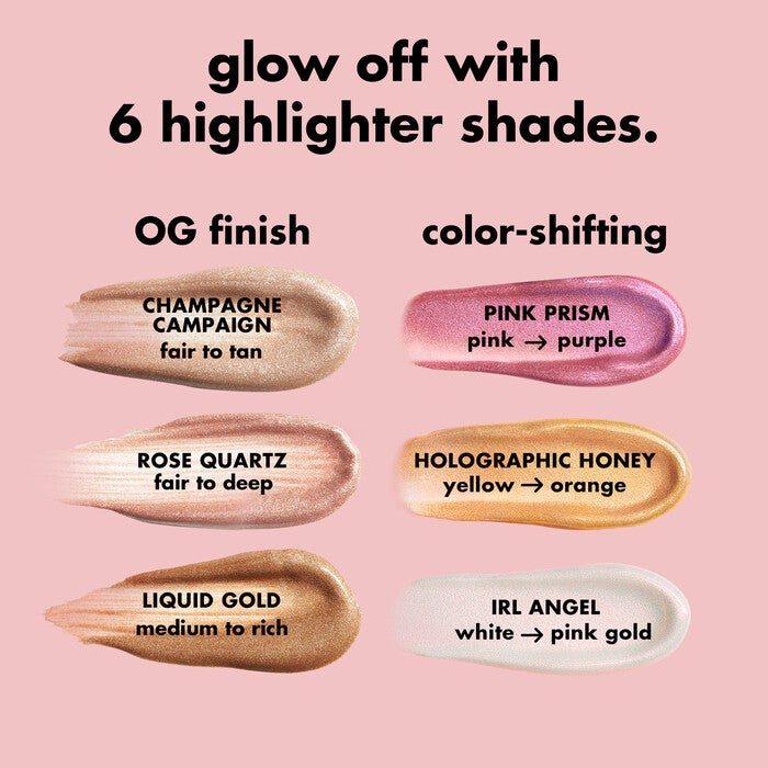 Halo Glow Highlight Beauty Wand, Champagne Campaign - Champagne Pearl for Fair to Tan
