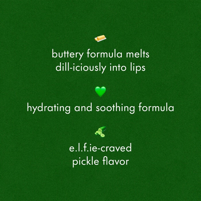 Glow Reviver Melting Lip Balm, limited edition! Big Dill - Sheer Green