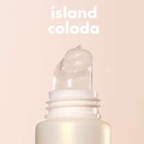 Glow Reviver Melting Lip Balm, new shade! Island Colada - Sheer Milky White w/ Gold Pearl