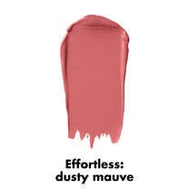 O FACE Dusty Mauve Satin Lipstick Swatch - Effortless