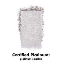 Fine As Fleck Certified Platinum Glitter Eyeshadow Sparkle Swatch
