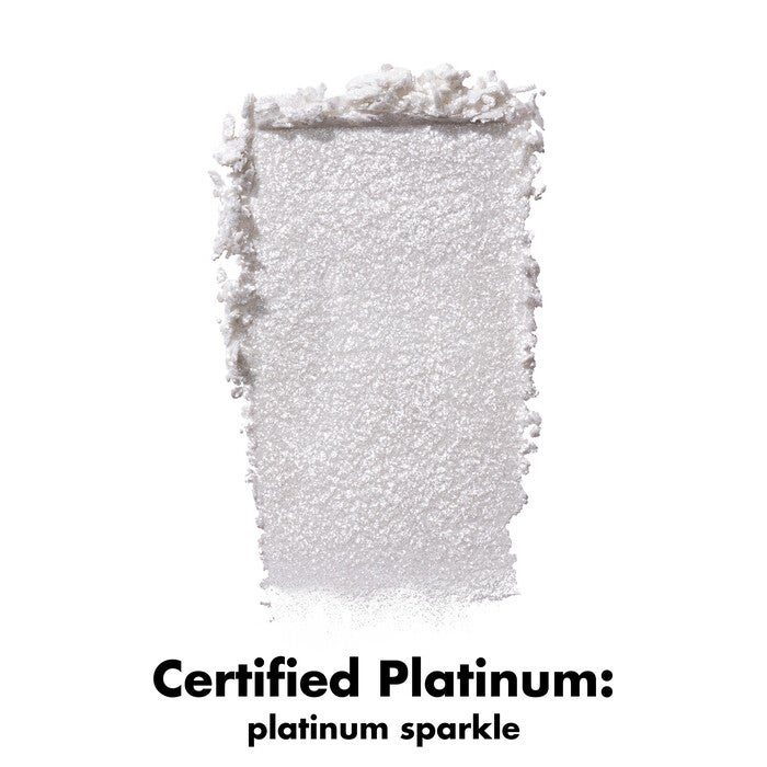 Fine As Fleck Certified Platinum Glitter Eyeshadow Sparkle Swatch