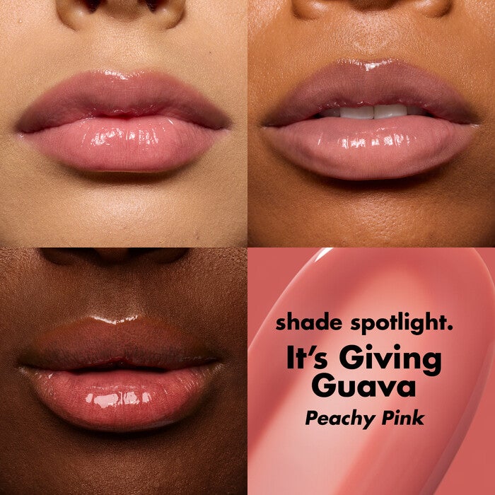 Glow Reviver Lip Oil, It's Giving Guava - Peachy Pink