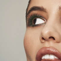Eye Makeup Green Mascara