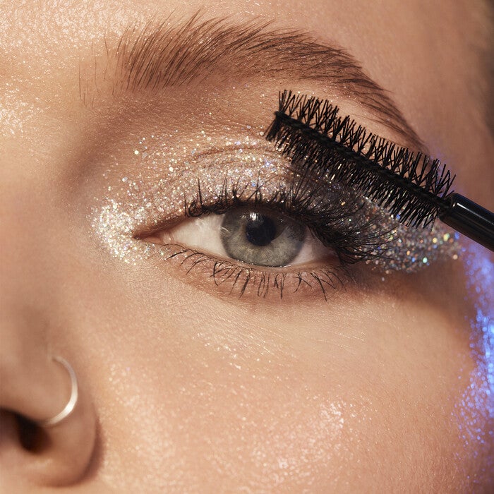 Applying Classic Black Mascara