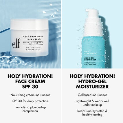 Face Cream vs. Hydrogel Moisturizer