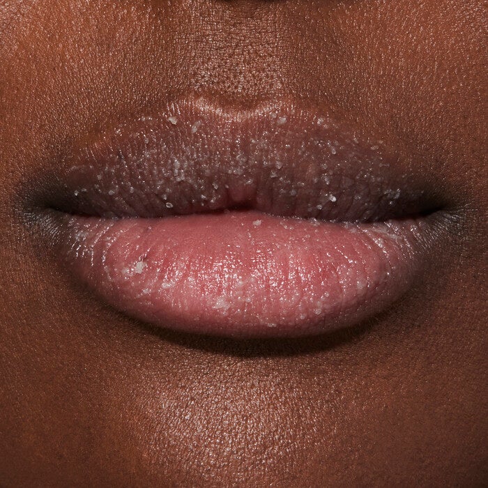 Lips After Applying Popcorn Lip Exfoliator