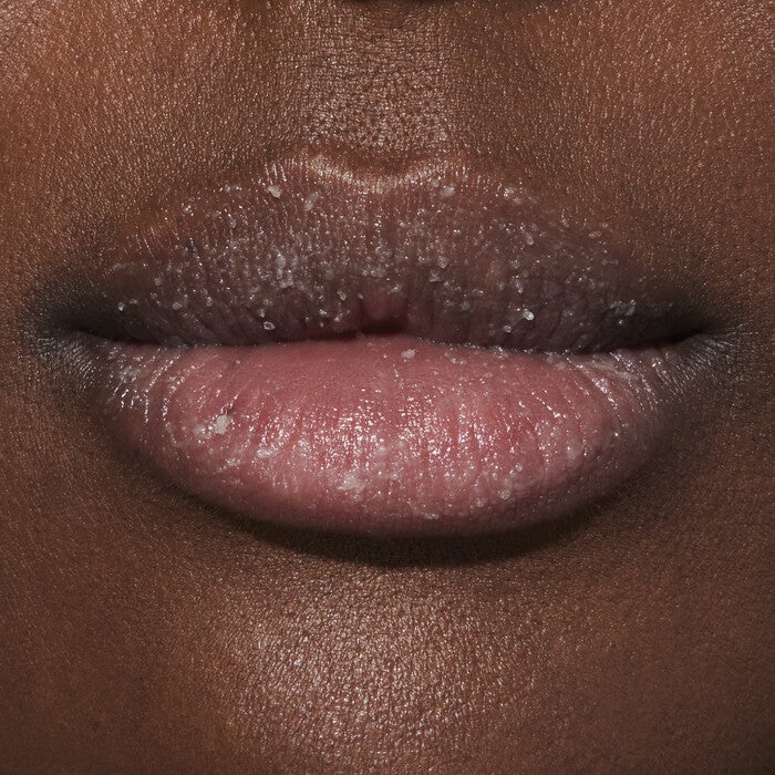 Lips After Applying Popcorn Lip Exfoliator