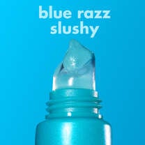 Glow Reviver Melting Lip Balm, new shade! Blue Razz Slushy - Sheer Bright Blue w/ Blue + Pink Shimmer