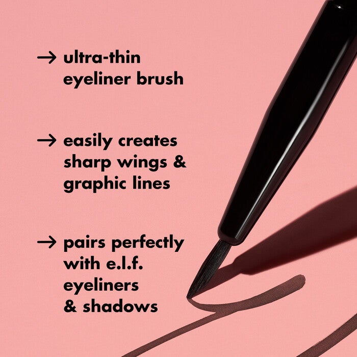 Thin Eyeliner Brush Easily Creates Sharp Wings and Graphic Lines