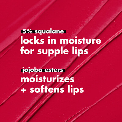 O FACE Satin Lipstick, Loud AF - Bright Fuchsia