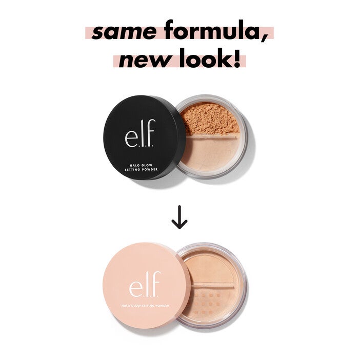  e.l.f. Halo Glow Setting Powder, Silky, Weightless, Blurring,  Smooths, Minimizes Pores and Fine Lines, Creates Soft Focus Effect, Deep,  Semi-Matte Finish, 0.24 Oz : Beauty & Personal Care