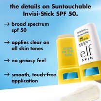 Suntouchable Invisi-Stick Sunscreen SPF 50