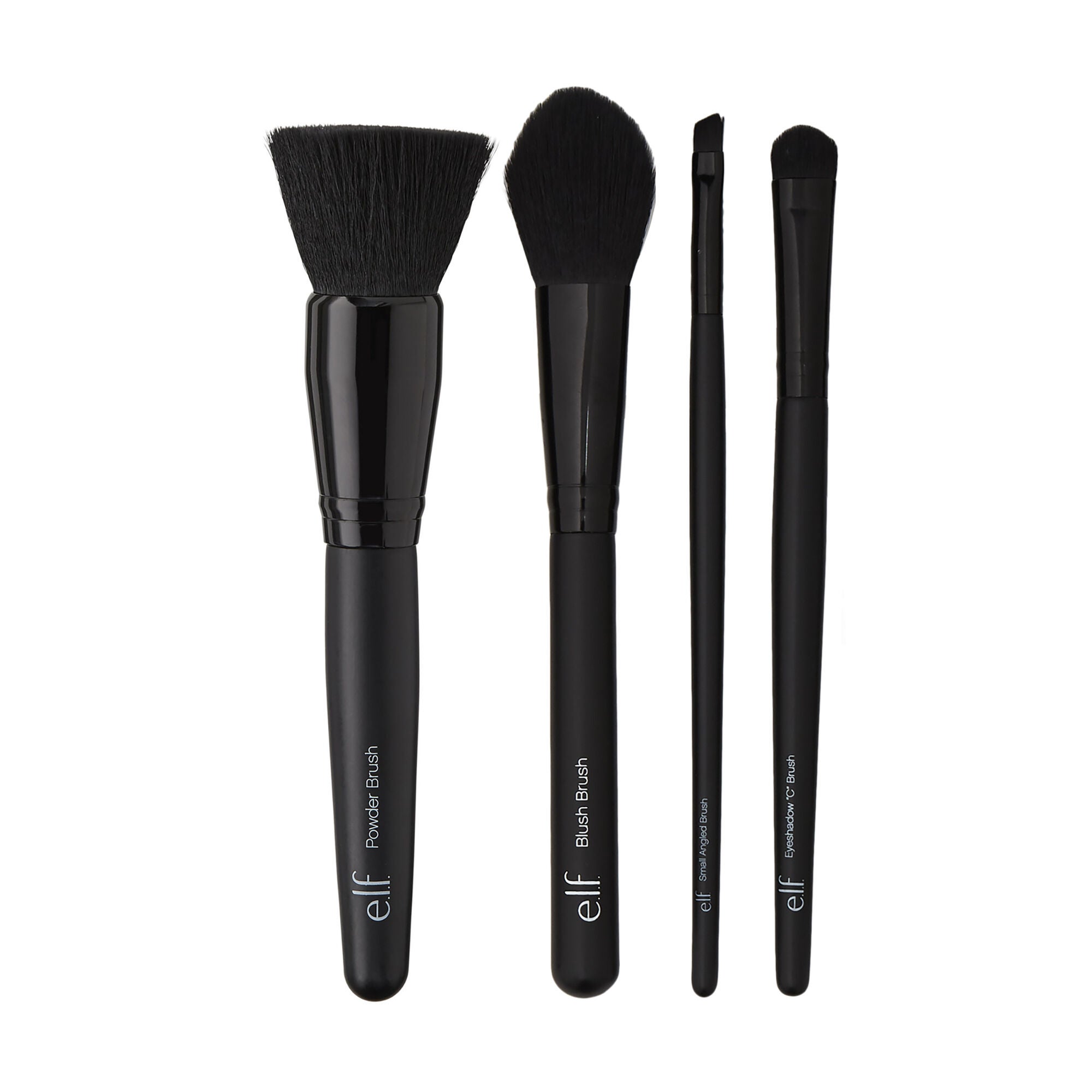 4 Piece Complete Brush Set E L F Cosmetics Cruelty Free