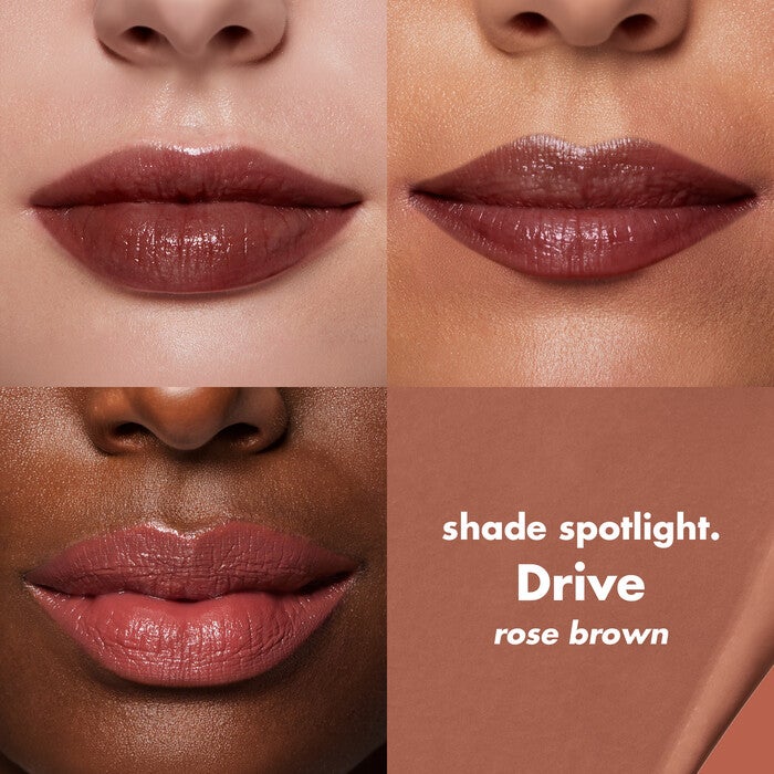 O FACE Satin Lipstick, Drive - Rose Brown