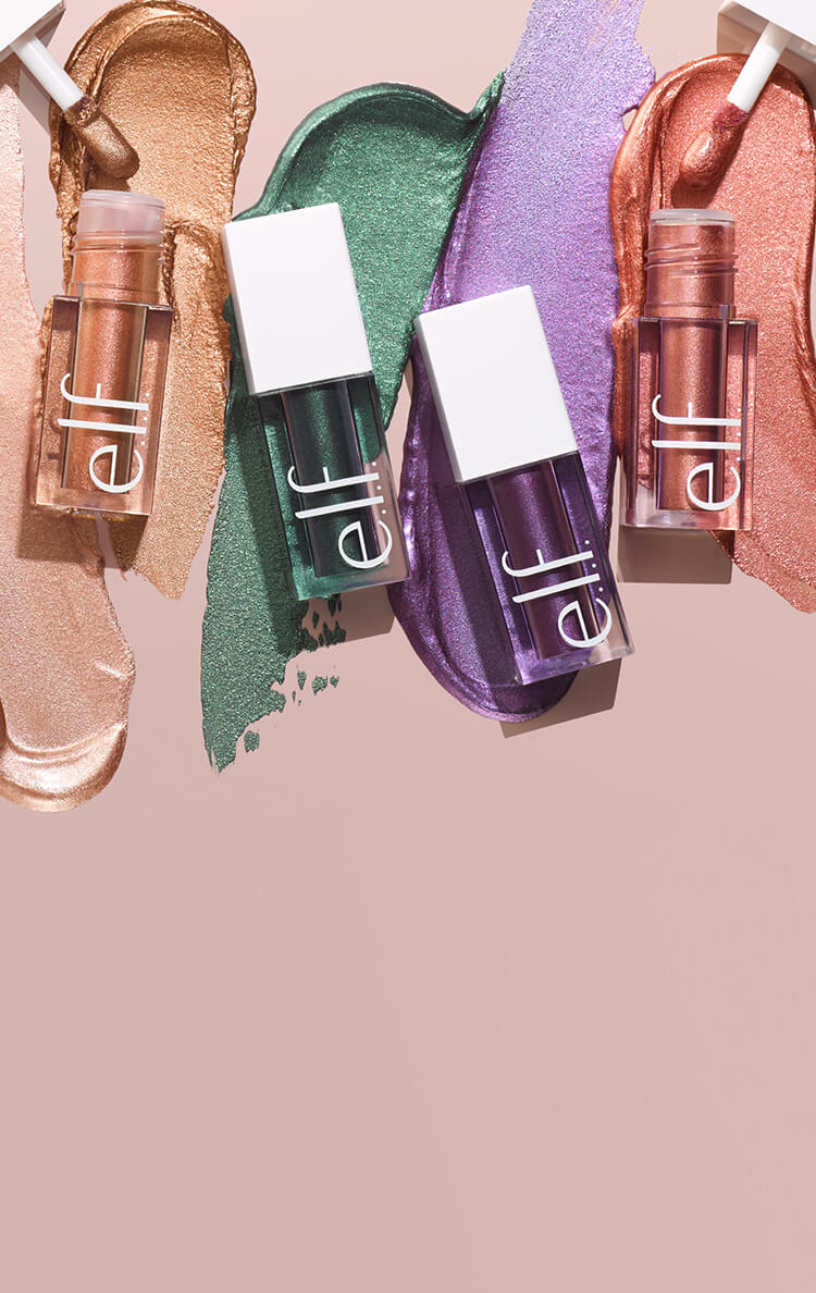 varying shades of the new liquid metallic eyeshadow